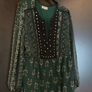 World Market green dress